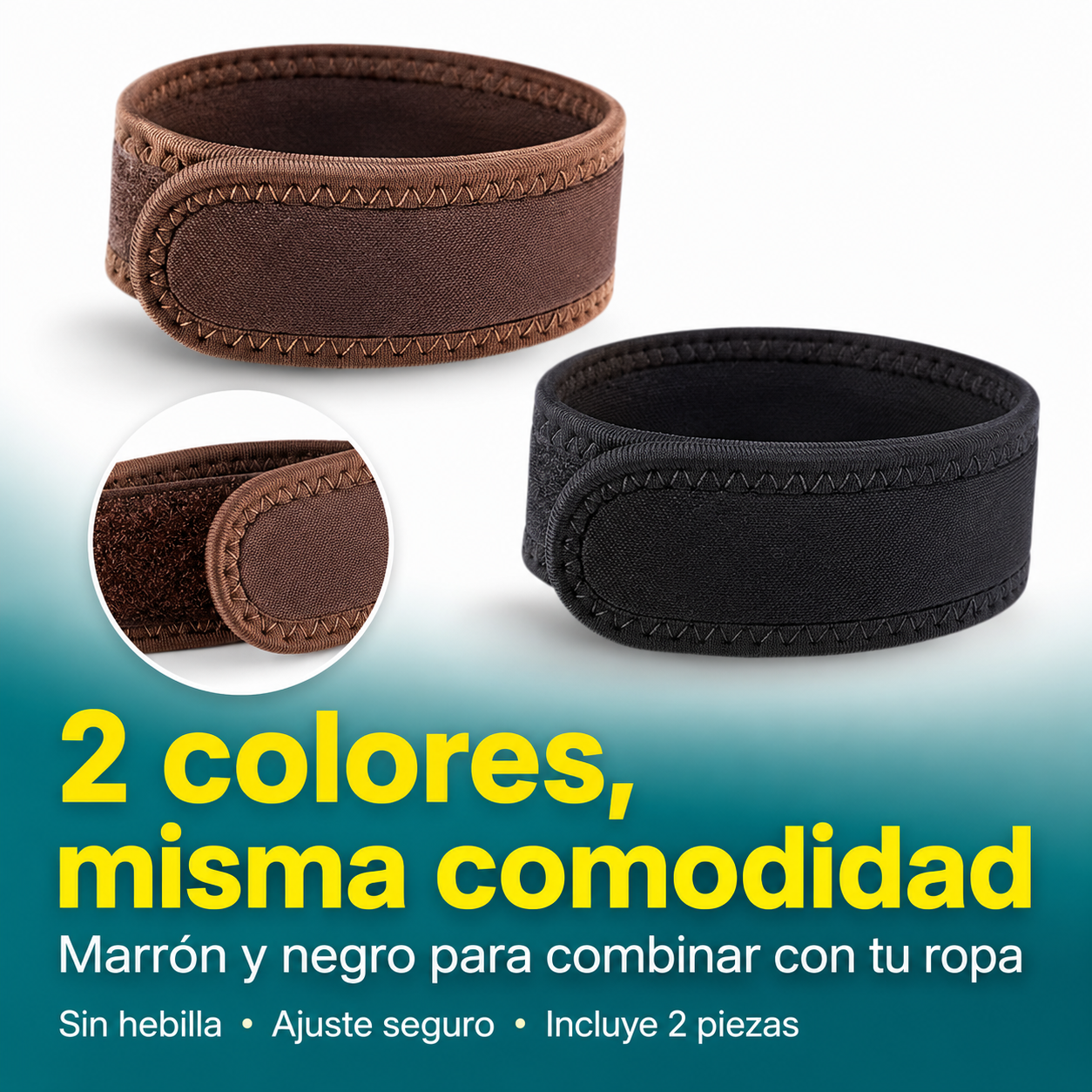 Correa Invisible Sin Hebilla 2x1
